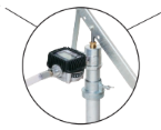 Liquidynamics 30200-S7 Mobile Heavy Duty Gear Oil Hand Pump System for 16-Gallon Drums with In-Line Meter | Complete Kit | Pump + 4-Wheel Cart + Cover + 100200 In-Line Meter Included