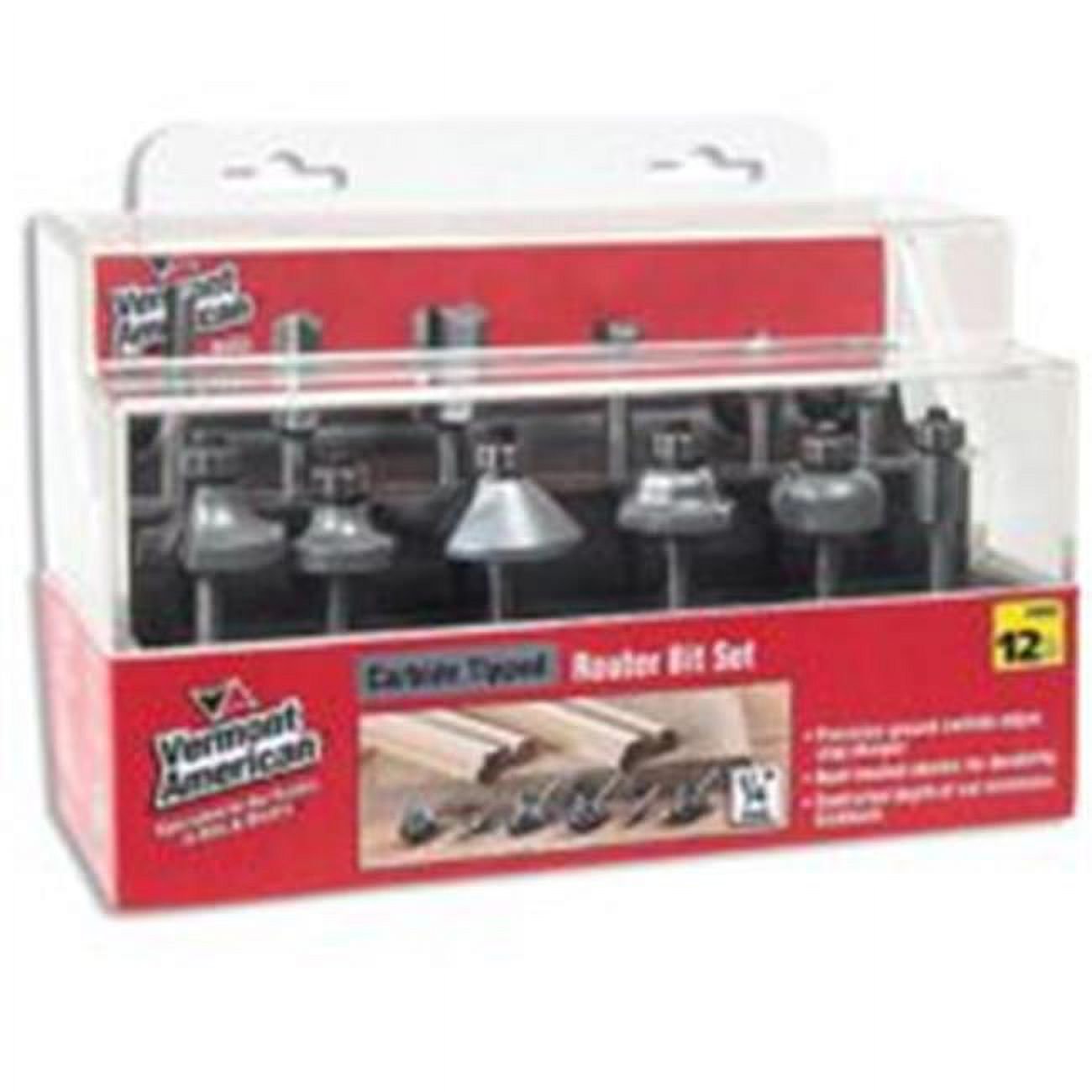 Bosch 23002 VA 12PC CARBIDE ROUTER BIT SET 23002