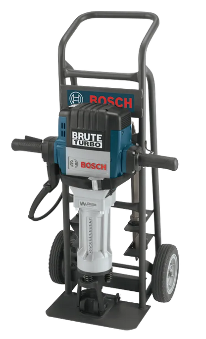 Bosch Brute™ Turbo Breaker Hammer w/ Deluxe Cart, 2 Star Point & 2 Flat Chisels BH2770VCD