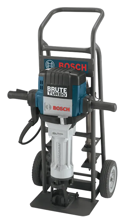 Bosch Brute™ Turbo Breaker Hammer w/ Deluxe Cart, 2 Star Point & 2 Flat Chisels BH2770VCD