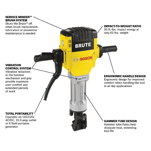 Bosch Brute™ Breaker Hammer Bare Tool BH2760VC