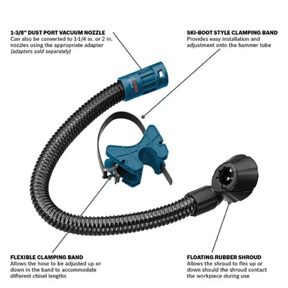 Bosch 1-1/8" Hex Dust Collection Attachment HDC400