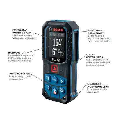 Bosch GLM165-27C Blaze 165ft LDM R BT Retail GLM165-27C