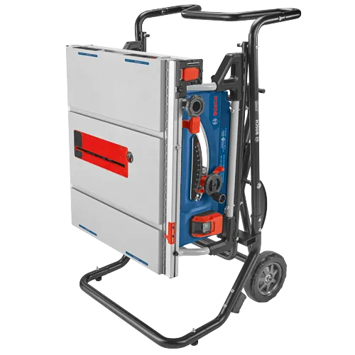 Bosch 15 Amp 10-Inch Jobsite Table Saw with Gravity Rise Wheeled Stand GTS15-10