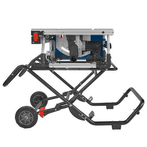 Bosch 15 Amp 10-Inch Jobsite Table Saw with Gravity Rise Wheeled Stand GTS15-10