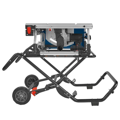 Bosch 15 Amp 10-Inch Jobsite Table Saw with Gravity Rise Wheeled Stand GTS15-10