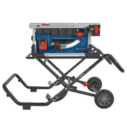 Bosch 15 Amp 10-Inch Jobsite Table Saw with Gravity Rise Wheeled Stand GTS15-10