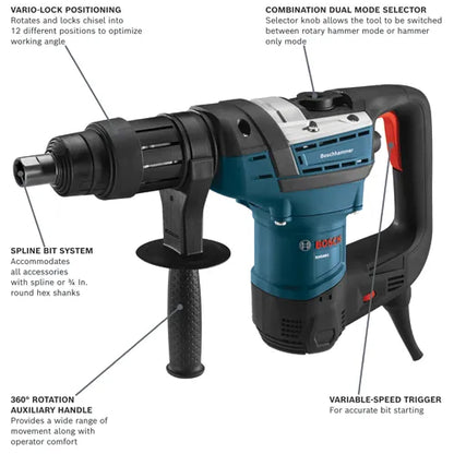 Bosch 1-9/16" Spline Rotary Hammer RH540S