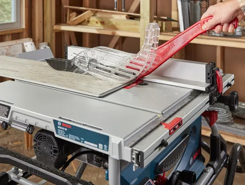 Bosch 15 Amp 10-Inch Jobsite Table Saw with Gravity Rise Wheeled Stand GTS15-10