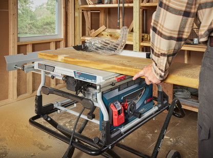 Bosch 15 Amp 10-Inch Jobsite Table Saw with Gravity Rise Wheeled Stand GTS15-10