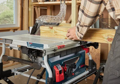 Bosch 15 Amp 10-Inch Jobsite Table Saw with Gravity Rise Wheeled Stand GTS15-10