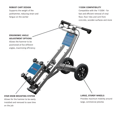 Bosch GHT130 Floor Removal Cart - 11335K GHT130