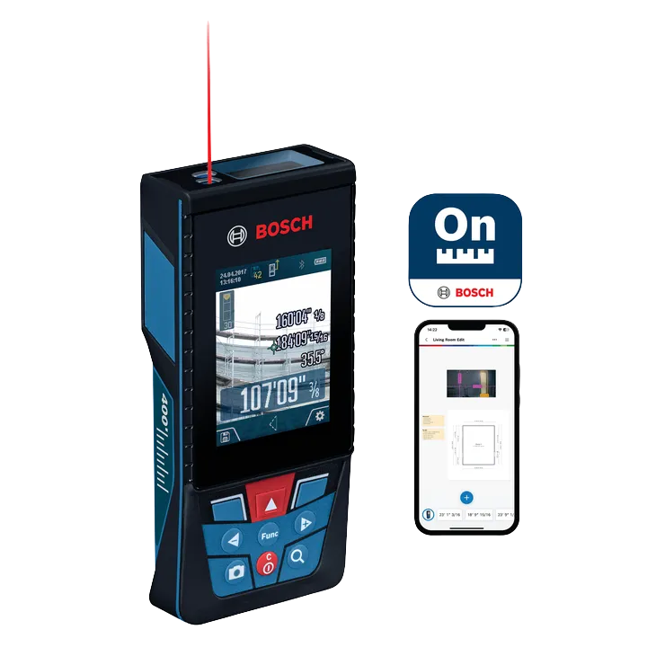 Bosch GLM400CL Blaze Outdoor 400' Laser Measure w/ 5MP Camera GLM400CL