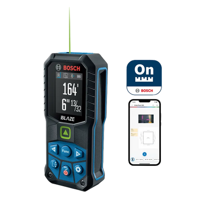 Bosch GLM165-27CGL Blaze GEN2 165ft Green Laser Measure w/Bluetooth and Li-ion GLM165-27CGL