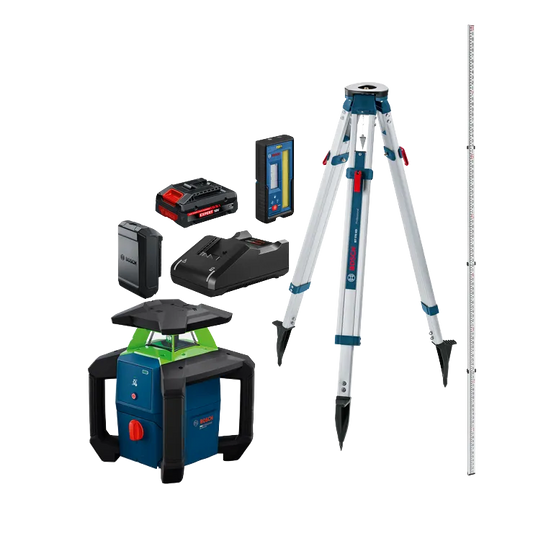 Bosch Rotary Laser Full Kit with Hardcase GRL18V-31K