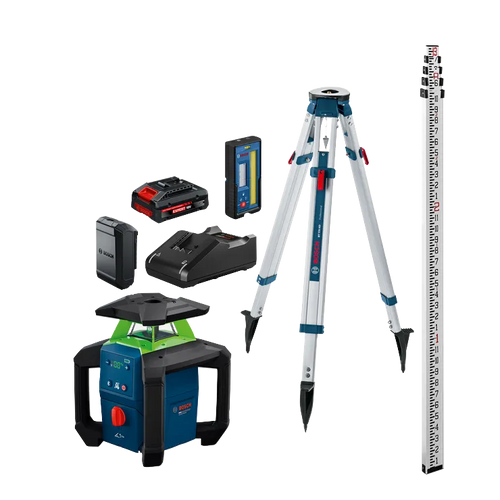 Bosch Rotary Laser Full Kit with Hardcase GRL18V-34K