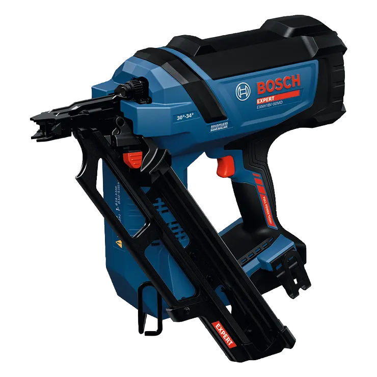 Bosch 18V Brushless 30 Degree Framing Nailer EXNH18V-90MDN