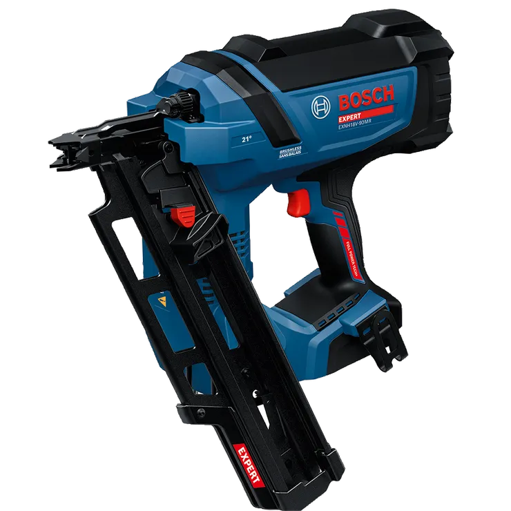 Bosch 18V Brushless 21 Degree Framing Nailer EXNH18V-90MRN