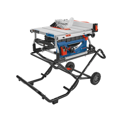 Bosch 15 Amp 10-Inch Jobsite Table Saw with Gravity Rise Wheeled Stand GTS15-10