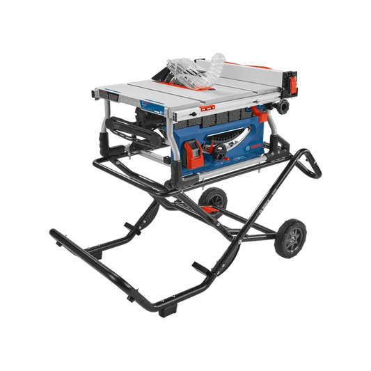 Bosch 15 Amp 10-Inch Jobsite Table Saw with Gravity Rise Wheeled Stand GTS15-10