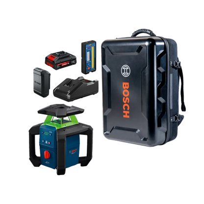 Bosch Rotary Laser with GBP21-17 Backpack GRL18V-34P