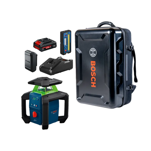 Bosch Rotary Laser with GBP21-17 Backpack GRL18V-34P